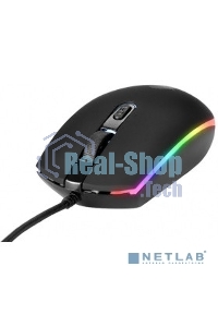 Мышь проводная Qumo Pretender M53 черный, 3200 dpi, USB, кнопки - 4