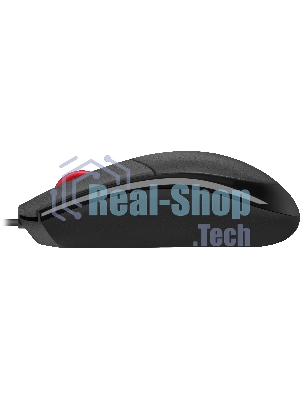 Мышь проводная Defender Delta MM-523 черный, 1000 dpi, USB, кнопки - 3