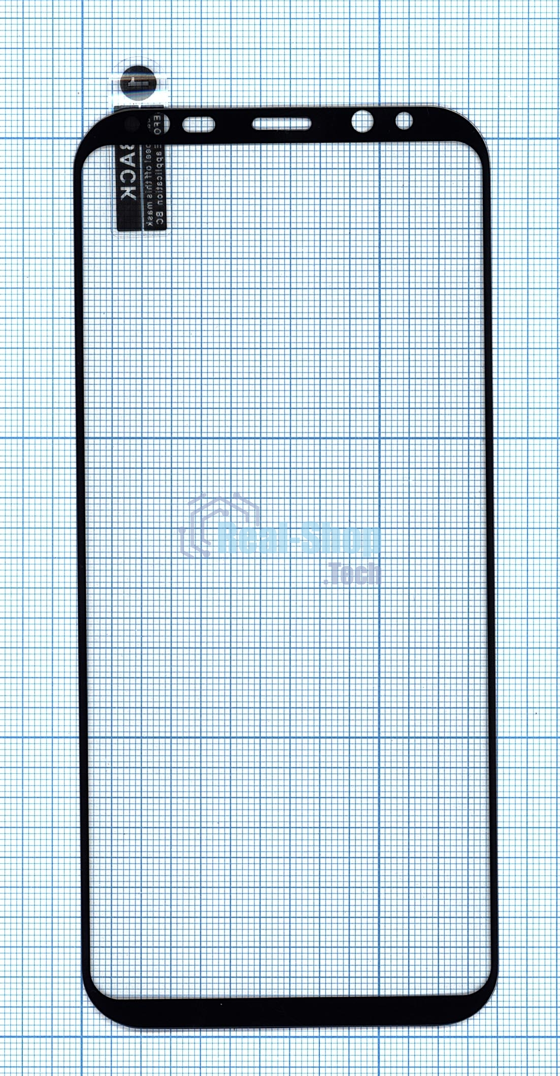 Защитное стекло 3D для Samsung G955F (S8+) черный