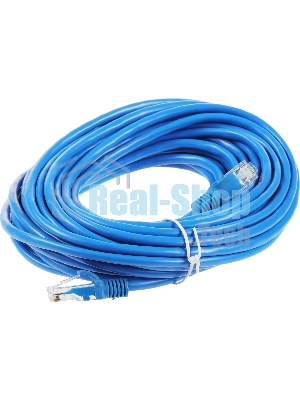 Патч-корд UTP Cablexpert PP12-10M/B cat.5e, 10м, литой, многожильный, синий