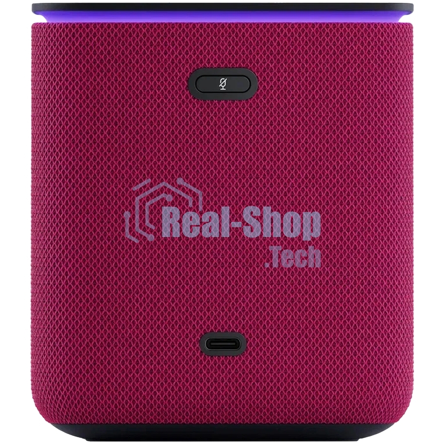 Умная колонка Яндекс Станция Миди, ZigBee, 24Вт, с голосовым ассистентом Алиса на YaGPT, малиновый