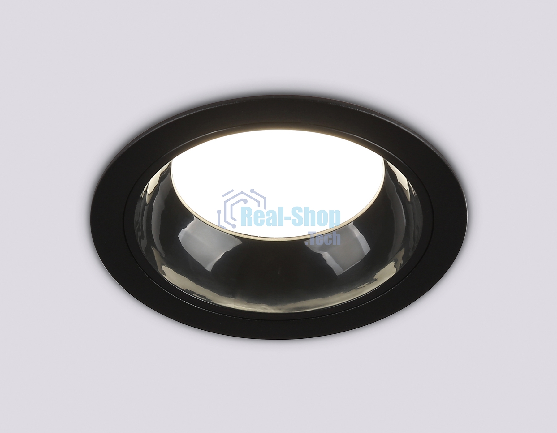 Светильник Ambrella light TN52336 SBK/GBK черный песок/черный глянец GX53 max 12W D115*25