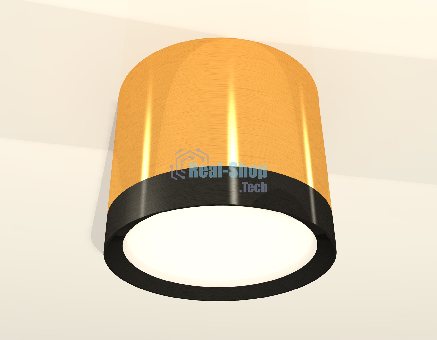 Светильник Ambrella Light XS8121001 PYG/PBK золото желтое полированное/черный полированный GX53 (C8121, N8113)