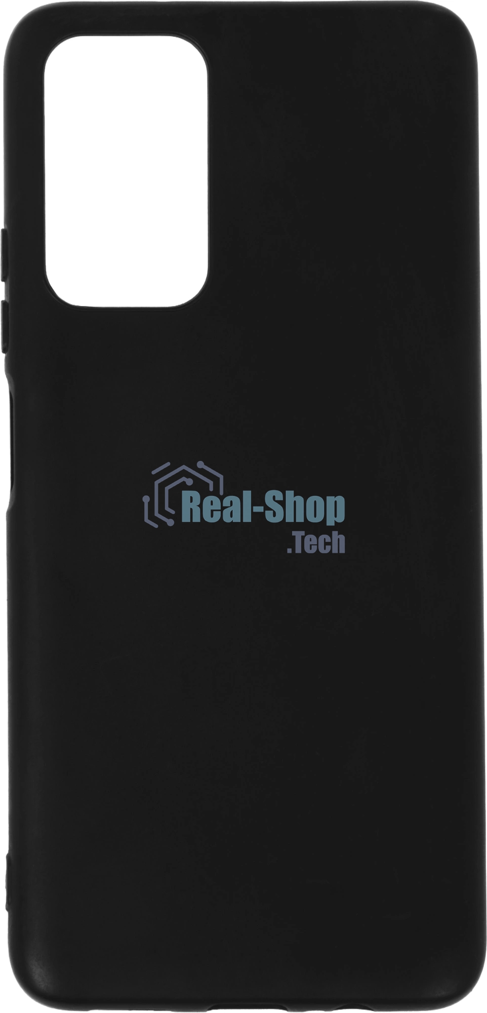 Чехол (клип-кейс) BORASCO Silicone Case, для Xiaomi Poco M4 Pro, черный (матовый) 70106