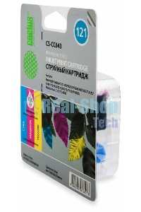 Картридж струйный Cactus CS-CC643 №121 многоцветный (9 мл.) для HP DJ D1663/D2563/D2663/D5563/F2423/F2483/F2493/F4213/F4275/F4283/F4583/PS C4683/C4783