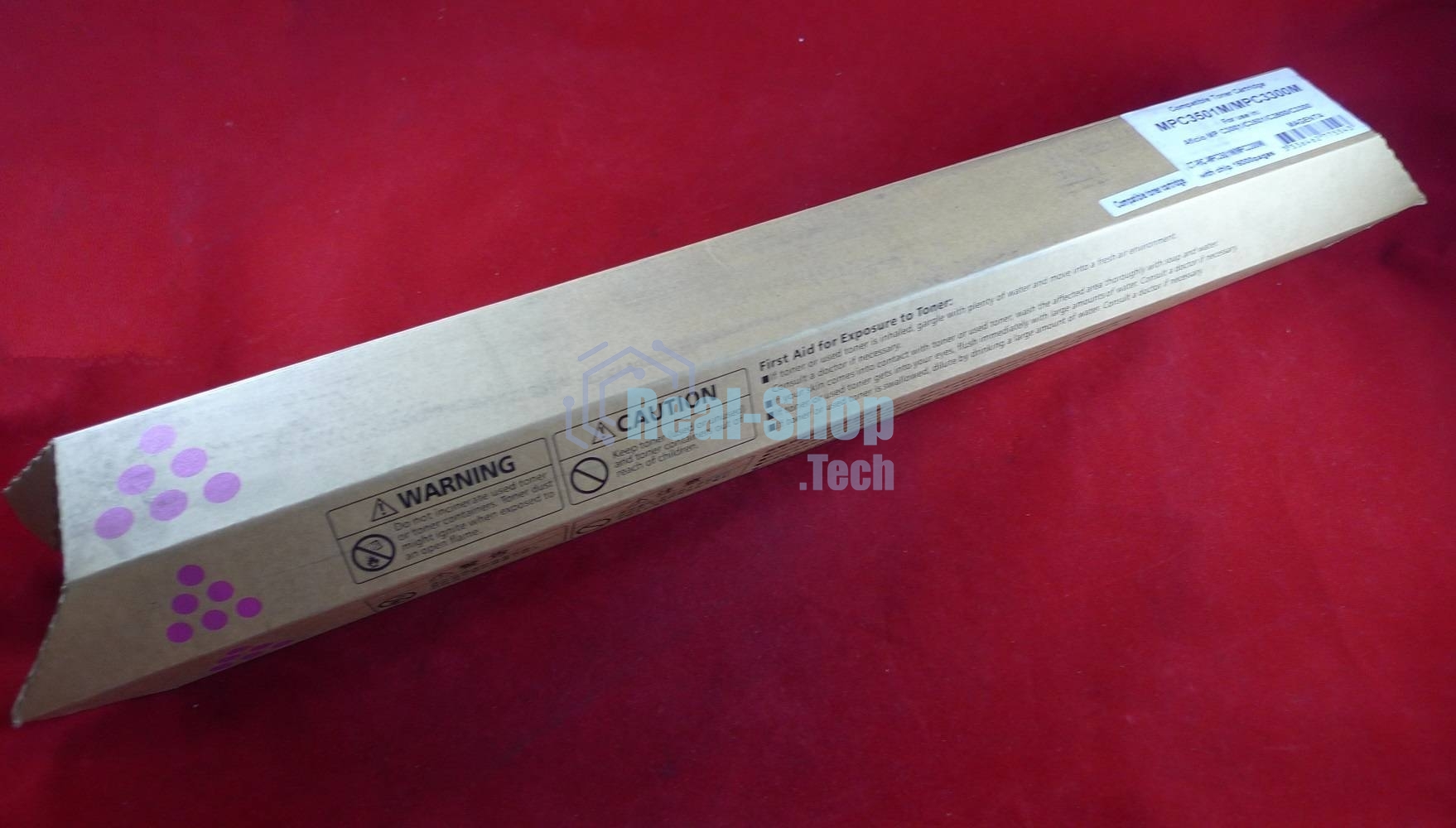 Картридж лазерный Ricoh Aficio MP C3001/C3501/C2800/C3300 пурпурный, type MPC3501E/MPC3300E (туба, 370г) JPN
