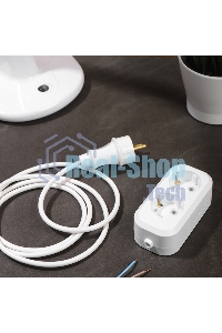 Колодка 2 гнезда с заземлением Rexant