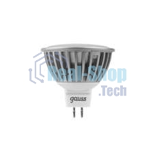 Лампа светодиодная Gauss MR16 5Вт 2700К тепл. белый GU5.3 500лм 12В FROST