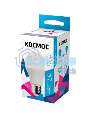 Лампа светодиодная LED BASIC A60 13Вт 220В E27 4500К Космос LkecLED13wA60E2745