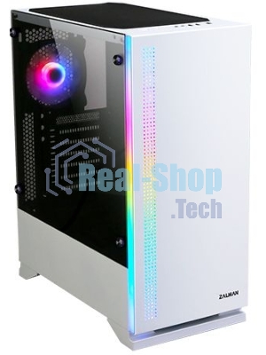 Компьютерный корпус ZALMAN S5, ATX, WHITE, WINDOW, 2xCOMBO (3.5