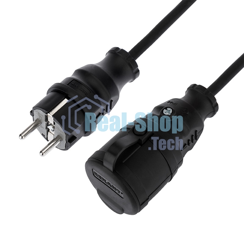 Удлинитель-шнур на рамке Rexant КГ 3х1.5, 20 м, морозостойкий, с/з, 16 А, 3500 Вт, IP44 (Сделано в России)