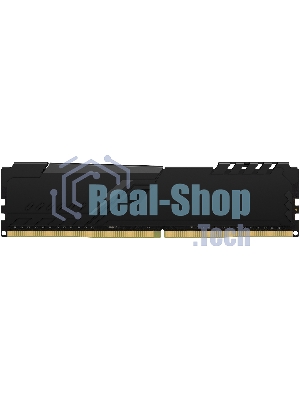Оперативная память Kingston Fury Beast, DDR4, 16GB (1x16GB), 3600MHz, CL18, DIMM, с радиатором, черный