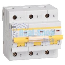 Выключатель автоматический IEK MVA40-3-063-C ВА 47-100 3Р 63А 10 кА х-ка С IEK