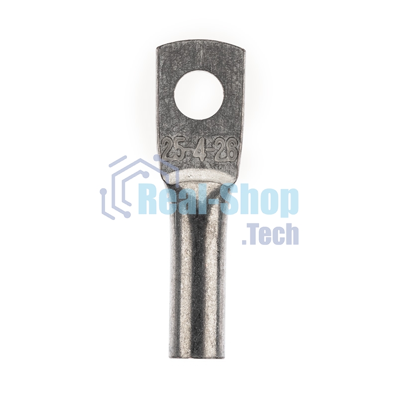 Наконечник кабельный Rexant медный луженый ТМЛ 2,5–4–2,6 (2,5мм² - Ø5мм) ГОСТ 7386-80 (в упак. 100 шт.)