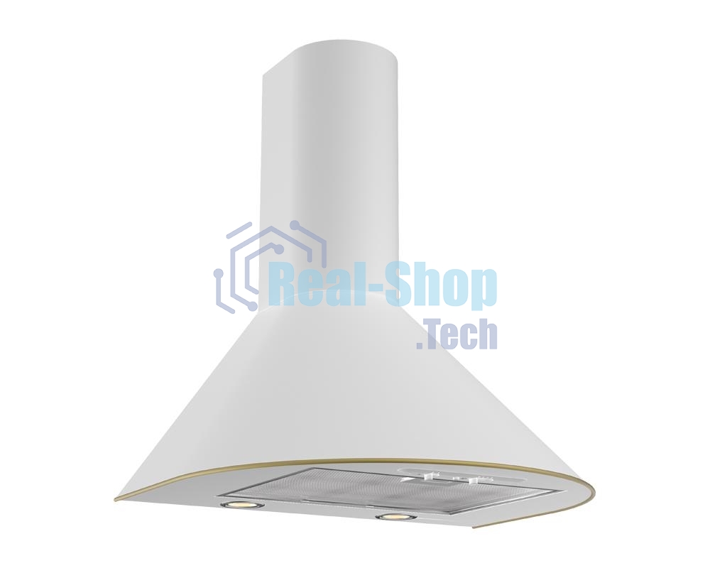 Вытяжка каминная Elikor Эпсилон 60П-430-П3Л белый/серебристый, 60 см, 430 куб. м/ч, 54 дБ