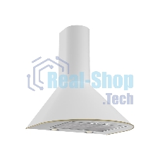 Вытяжка каминная Elikor Эпсилон 60П-430-П3Л белый/серебристый, 60 см, 430 куб. м/ч, 54 дБ