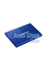 Внешний SSD Samsung T7, 2TB, USB 3.2 Gen 2 Type-C, R/W 1050/1000, синий