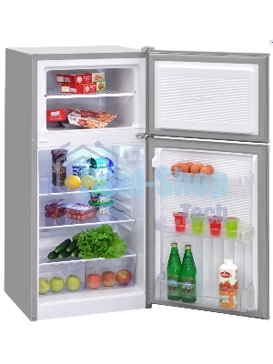 Холодильник Nordfrost NRT 143 132 серый двухкамерный 139/51 л морозилка сверху, капельная система