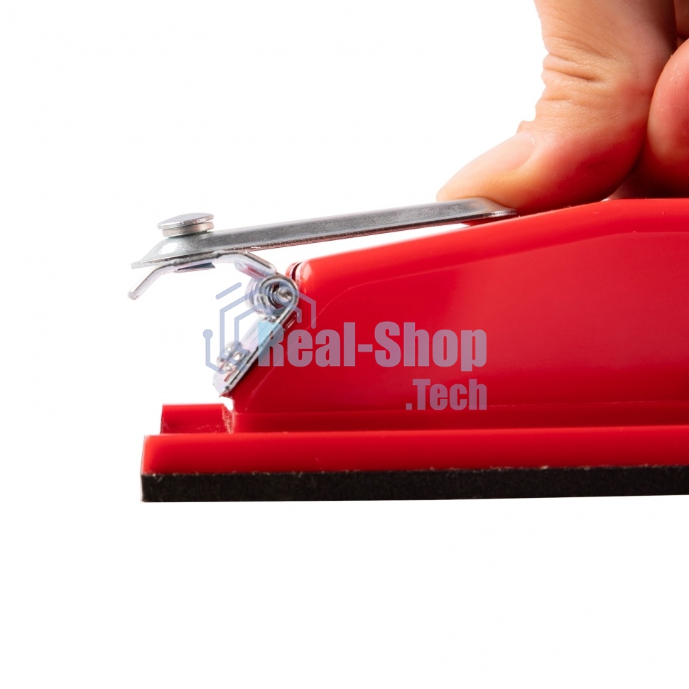 Брусок для шлифования Matrix 210 х 105 мм, пластиковый с зажимами