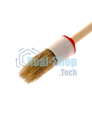 Кисть круглая MTX 82074 № 4 (25 мм), натуральная щетина, деревянная рукоятка