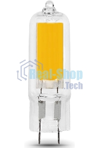 Лампа cветодиодная Gauss LED G4 AC220-240V 4.5W 3000K Glass 1/10/200