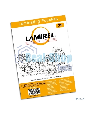 Пленка для ламинирования Fellowes 100мкм A4 (25шт) глянцевая216x303мм Lamirel (LA-78801)