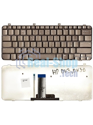 Клавиатура для ноутбука HP Pavilion DV3-1000 DV3z-1000 бронза с подсветкой