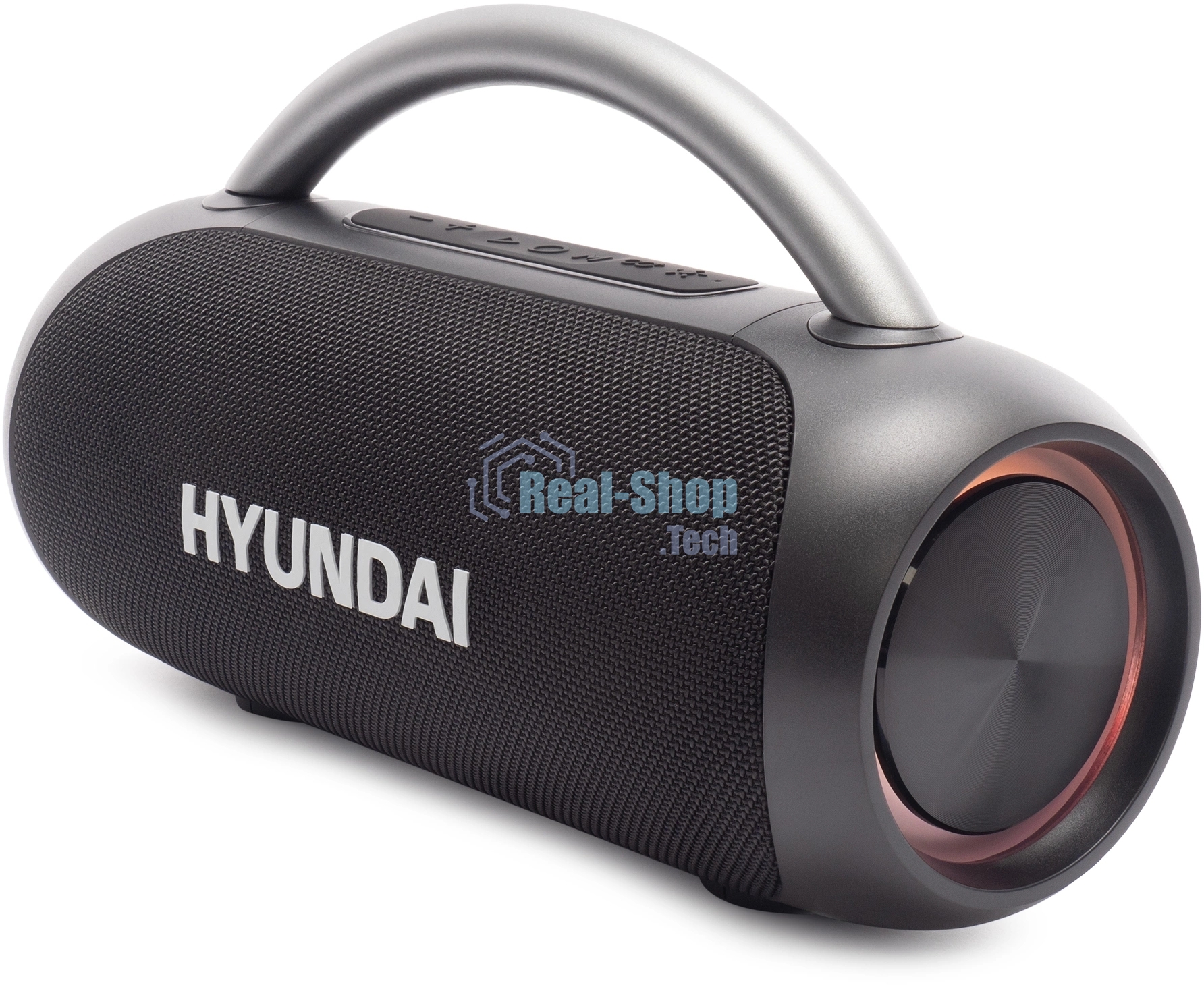 Колонка портативная Hyundai H-PS1026 черный 40W 2.0 BT 10м 1800mAh