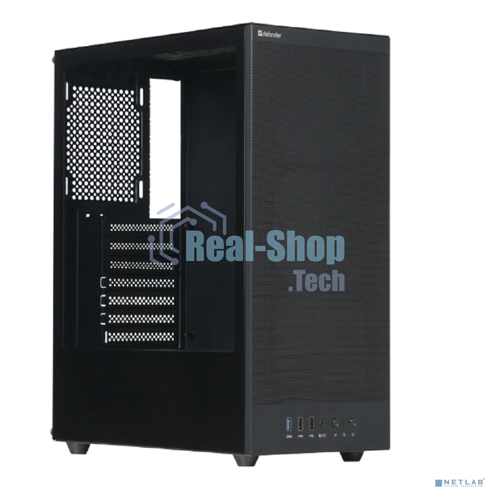 Компьютерный корпус Defender RaptorX черный, ATX, USB3.0, w/o fans