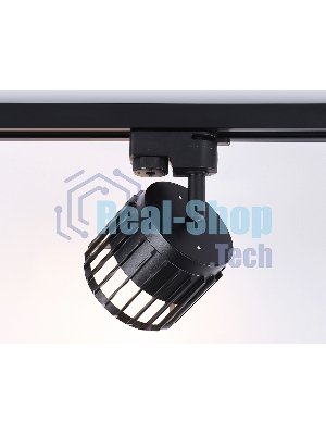 Трековый однофазный светильник Ambrella light GL5349 BK черный GX53 D100*80