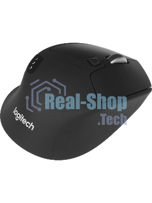 Мышь беспроводная Logitech M720 Triathlon черный, 1000 dpi, радиоканал, Bluetooth, USB, кнопки - 8