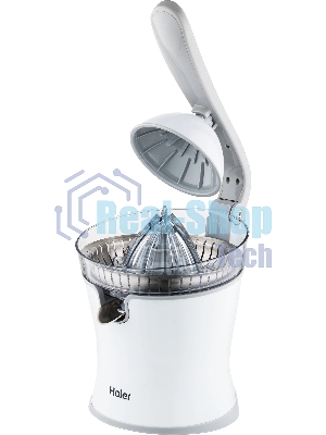 Соковыжималка Haier HJ-700 белый, цитрусовая, 100 Вт, 700 мл, механическое