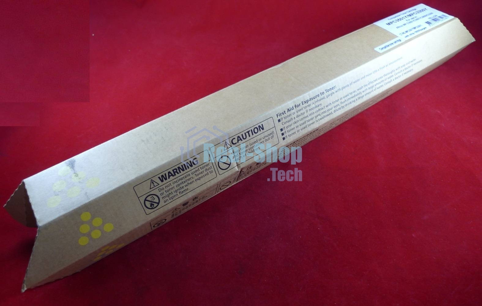 Картридж лазерный Ricoh Aficio MP C3001/C3501/C2800/C3300 желтый, type MPC3501E/MPC3300E (туба, 370г) JPN