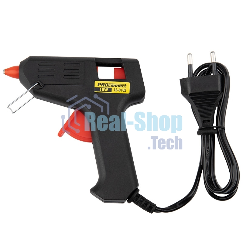 Клеевой пистолет PROconnect, 15 Вт, Ø7 мм, блистер