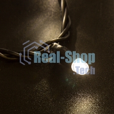 Гирлянда Neon-night Нить 10м, постоянное свечение, черный ПВХ, 24В, Теплый белый