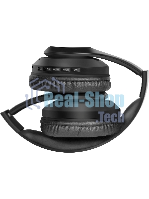 Беспроводные/проводные наушники Defender FreeMotion B552 черный, накладные, Bluetooth + проводной, складная конструкция, до 5 ч