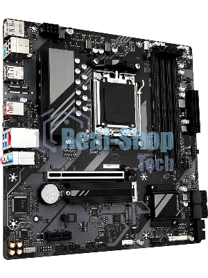 Материнская плата GIGABYTE B650M K, AM5, AMD B650, 4xDDR5, 4xSATA, 2xM.2, 1xPCIe 4.0 x16, 1xPCIe x1, 1xHDMI, 1xDP, 1x2.5Gb LAN, 1xUSB 3.2 Gen 2, 2xUSB 3.2 Gen 1, 4xUSB 2.0, 3x3.5 мм, 7.1, micro-ATX