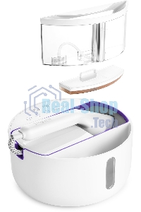 Отпариватель Kitfort КТ-9110-1 белый/фиолетовый, 2180 Вт, 45 г/мин, 600 мл