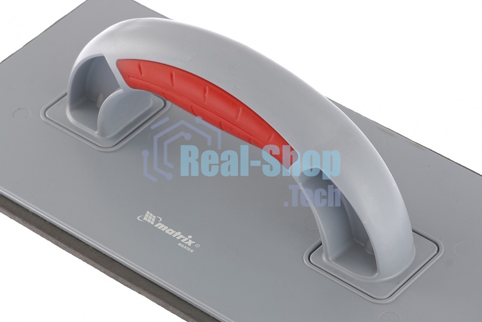 Терка пластмассовая Matrix, резиновое покрытие 4 мм, 270x130 мм, двухкомпонентная ручка