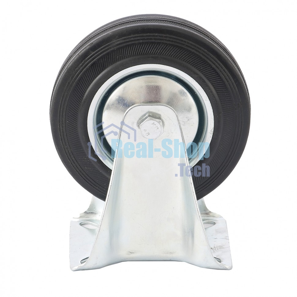 Колесо неповоротное Сибртех, диаметр 200 мм, крепление платформенное