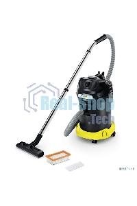Пылесос Karcher AD 4 PREMIUM желтый/черный, 150/600 Вт, уборка сухая, пылесборник контейнер 17 л