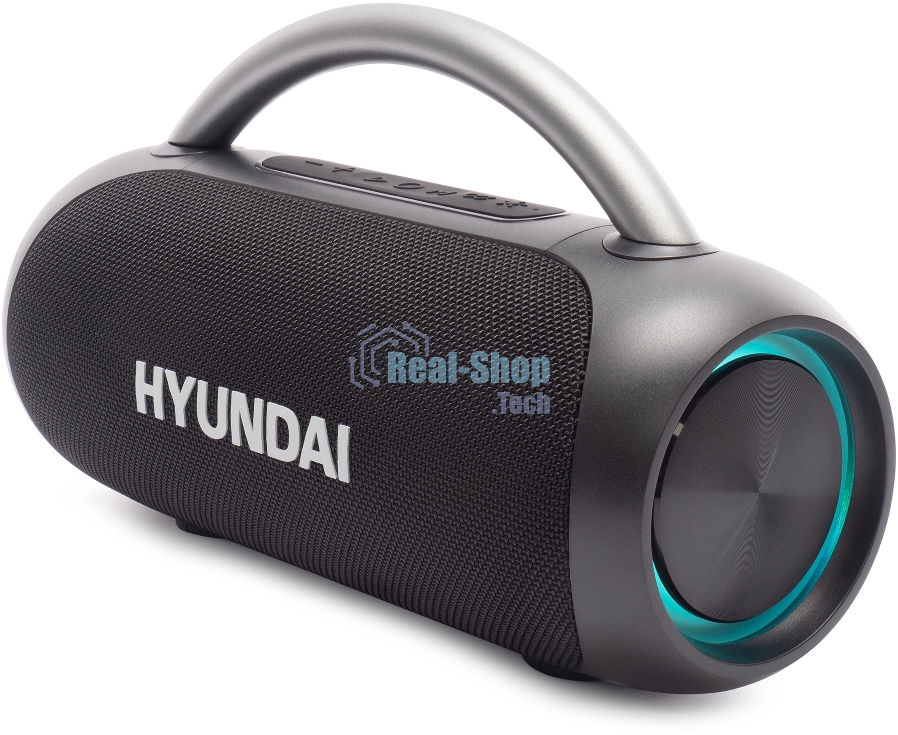 Колонка портативная Hyundai H-PS1026 черный 40W 2.0 BT 10м 1800mAh