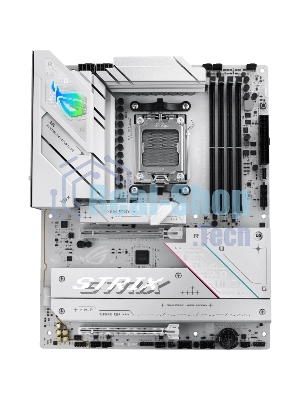 Материнская плата ASUS ROG STRIX B850-A GAMING WIFI, AM5, AMD B850, 4xDDR5, 2xSATA, 4xM.2, 1xPCIe 5.0 x16, 1xPCIe 4.0 x16, 1xPCIe x4, 1xDP, 1xHDMI, 1x2.5Gb LAN, 1xUSB-C 20Gbps, 1xUSB-C 10Gbps, 2xUSB-A 10Gbps, 4xUSB 5Gbps, 2xUSB-A 2.0, 3x3.5 мм, 7.1, ATX