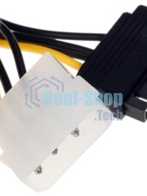 Разветвитель питания Cablexpert CC-PSU-82, Molex+SATA->PCI-Express 8pin, для подключения в/к PCI-Е (8pin) к б/п ATX
