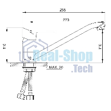 SL137-004F-25 Смеситель для кухни, ø35