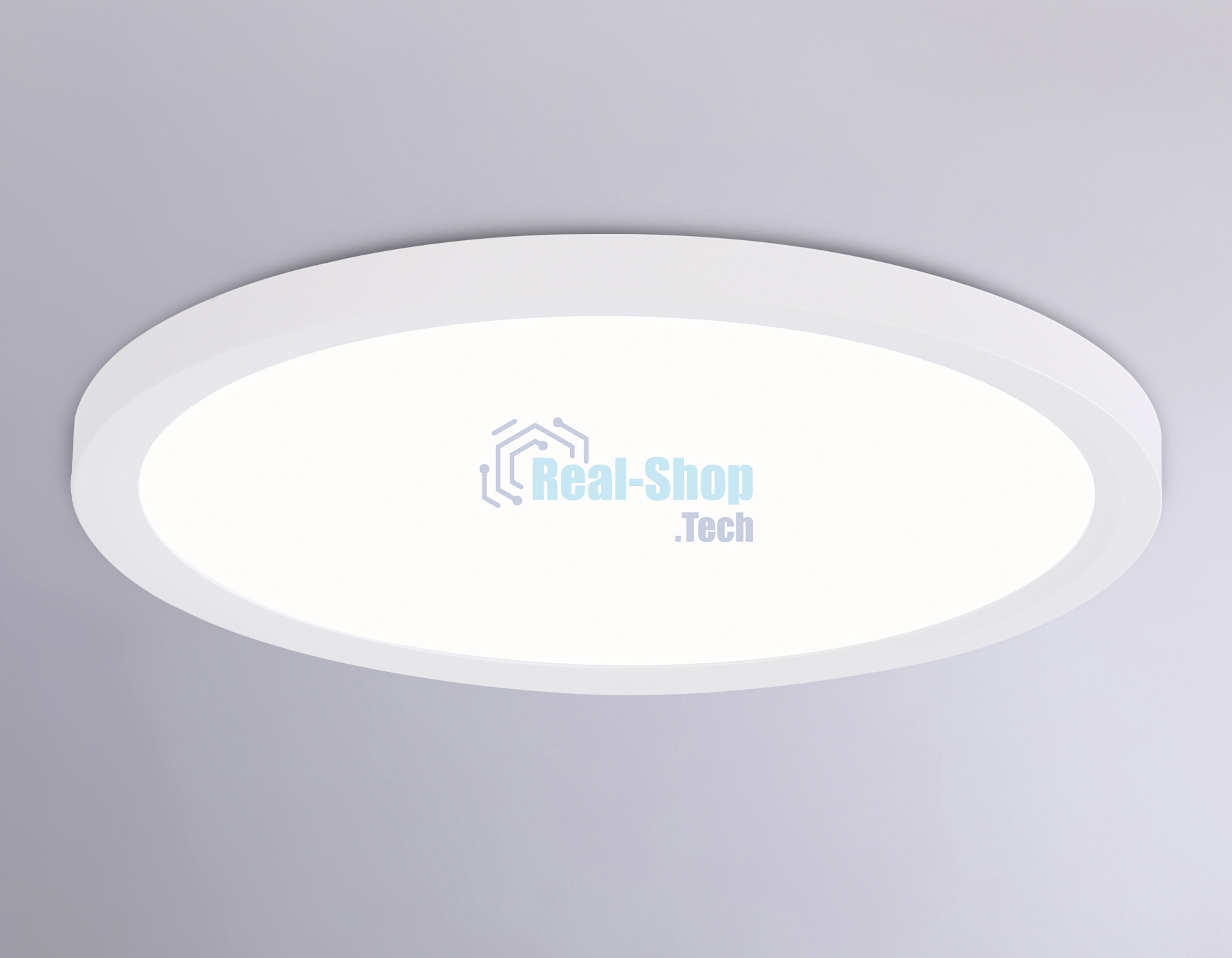 Светильник светодиодный ультратонкий Ambrella light FZ1907 WH белый IP54 35W 3000K-6500K CCT-переключатель D450*25 (Без ПДУ)