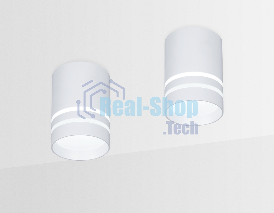 Светильник Ambrella light TN235 WH/S белый/песок LED 4200K 5W D60*100