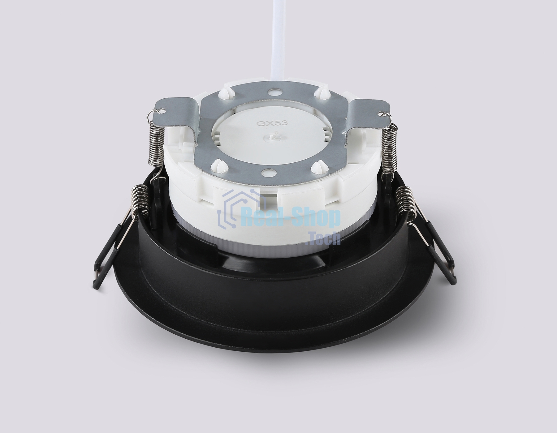 Светильник Ambrella light TN52336 SBK/GBK черный песок/черный глянец GX53 max 12W D115*25