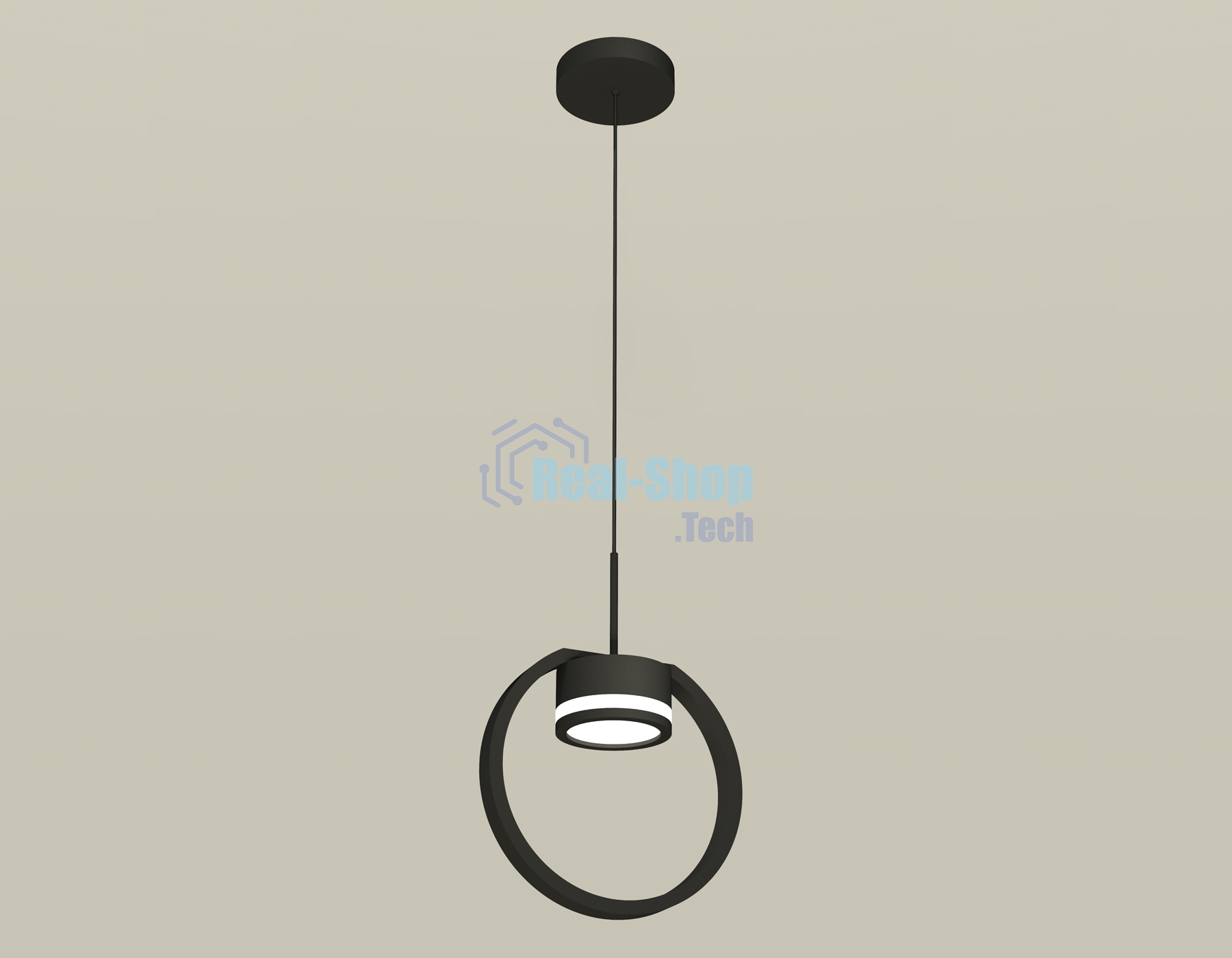 Светильник Ambrella light XB9102150 SBK/FR черный песок/белый матовый GX53 (C9102, N8415)