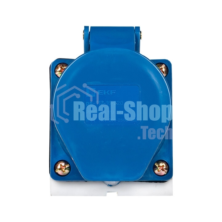 Розетка наруж. уст. 16А 220В 2Р+РЕ IP44 (113) EKF ps-113-16-220